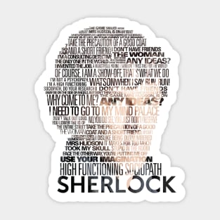 Sherlock Quotes Sticker